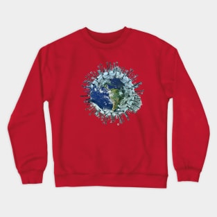 Corona Virus Pandemic Crewneck Sweatshirt